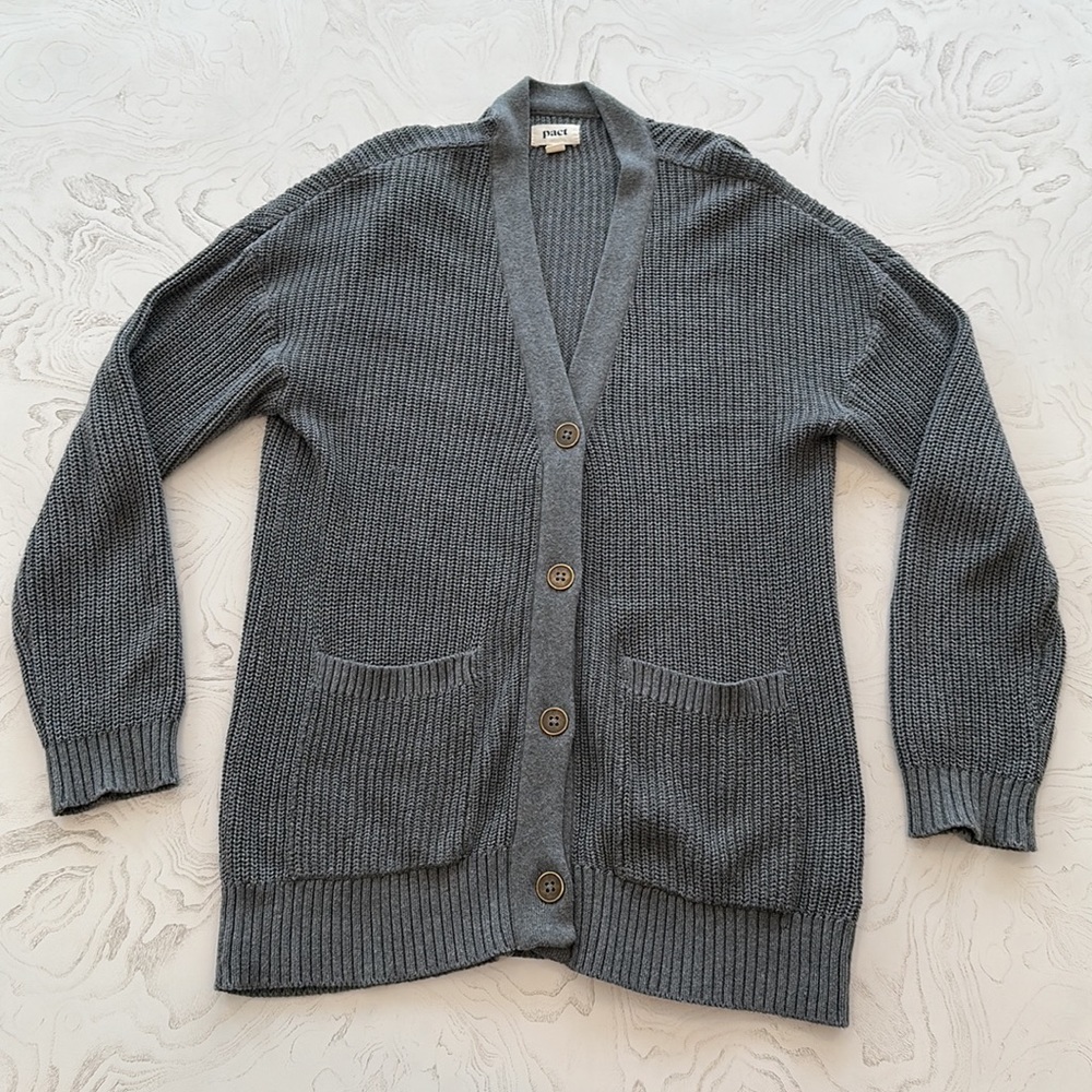 Pact 100% organic cotton cardigan